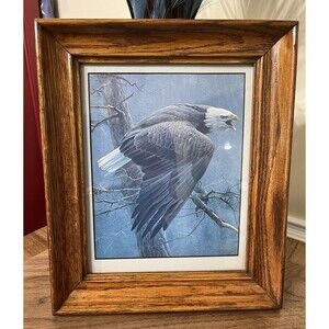 Robert Bateman “The Air, Forest And The Watch” Digital Art Bald Eagle Print